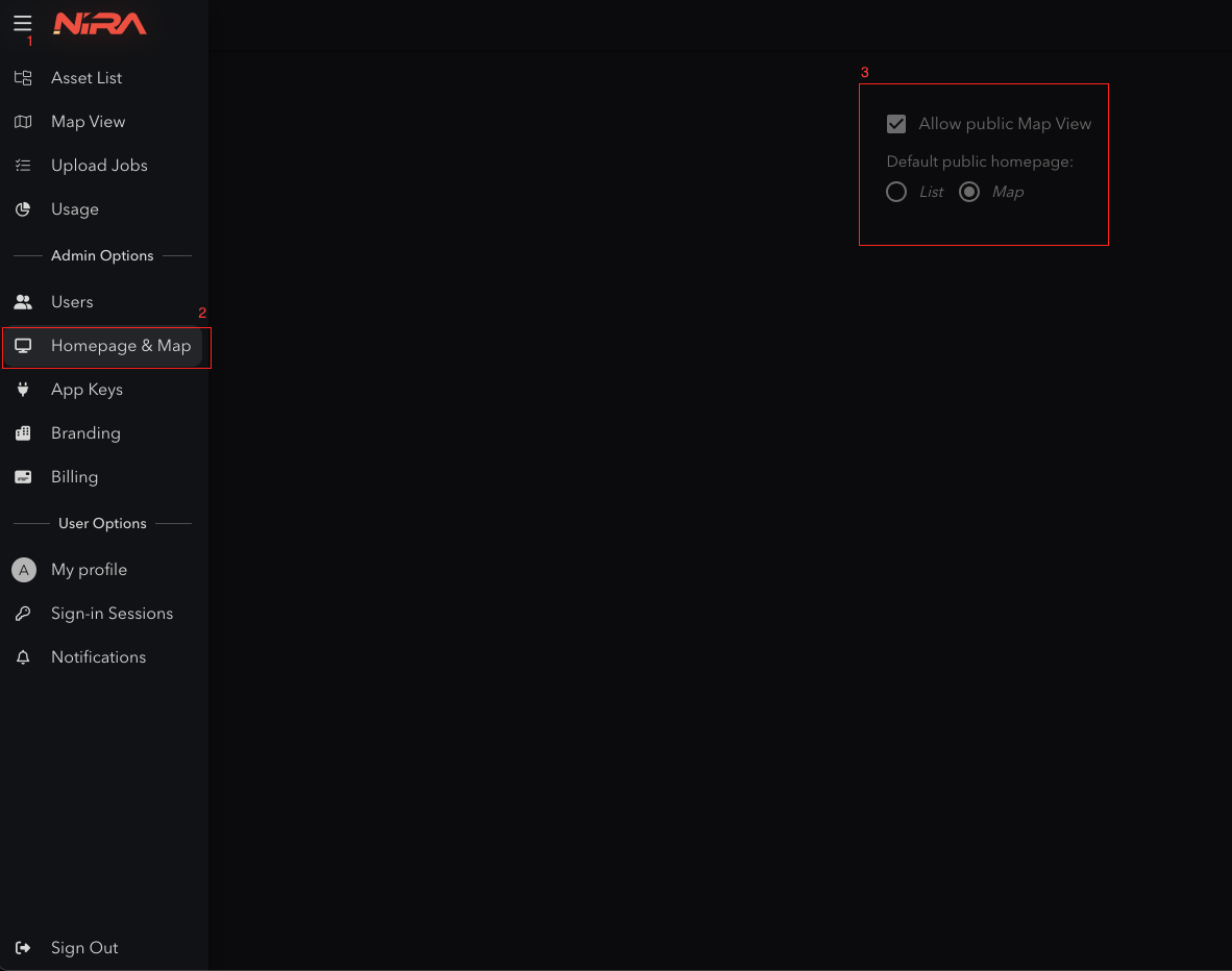 homepage and map.png